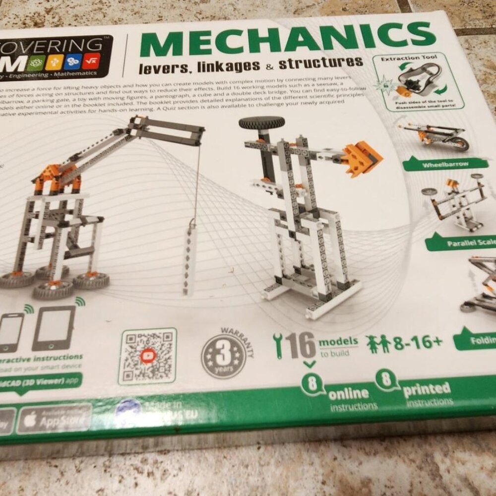 Engino Discovering STEM Leverage Linkages & Structures Building Kit Toy NIB